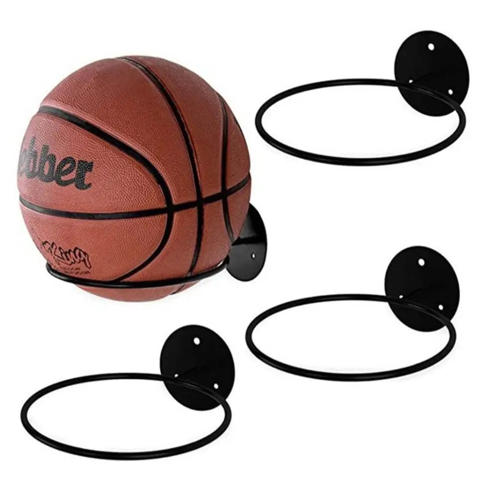 Wall Mounted Ball Storage Rack – Basketball Football Shelf Ball Storage Rack PLUSH