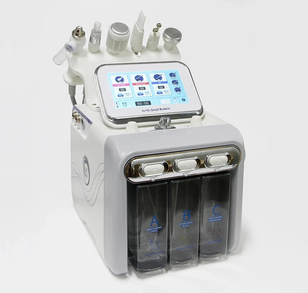 3-Pack Dermabrasion Replacement Bottles – Hydro Beauty Machine Skincare Machine Bottles PLUSH