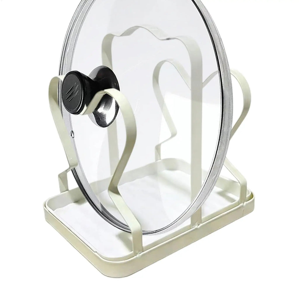 Pot Lid Holder Kitchen Organizer Rack | Countertop Storage Kitchen Lid Organizer PLUSH