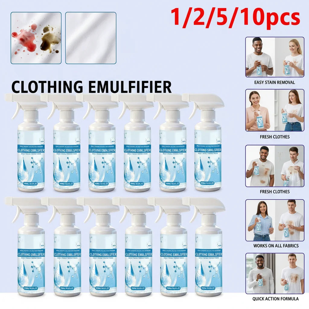 Fabric Stain Remover Spray – Clothing Emulsifier 300ml Laundry Stain Remover PLUSH