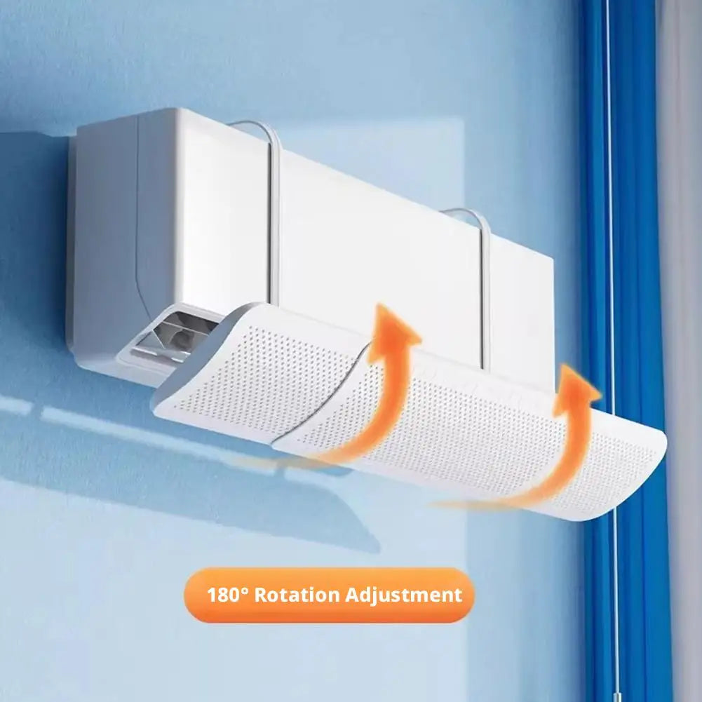 Retractable AC Wind Deflector – Universal Wall Mount Air Guide AC Wind Deflector PLUSH