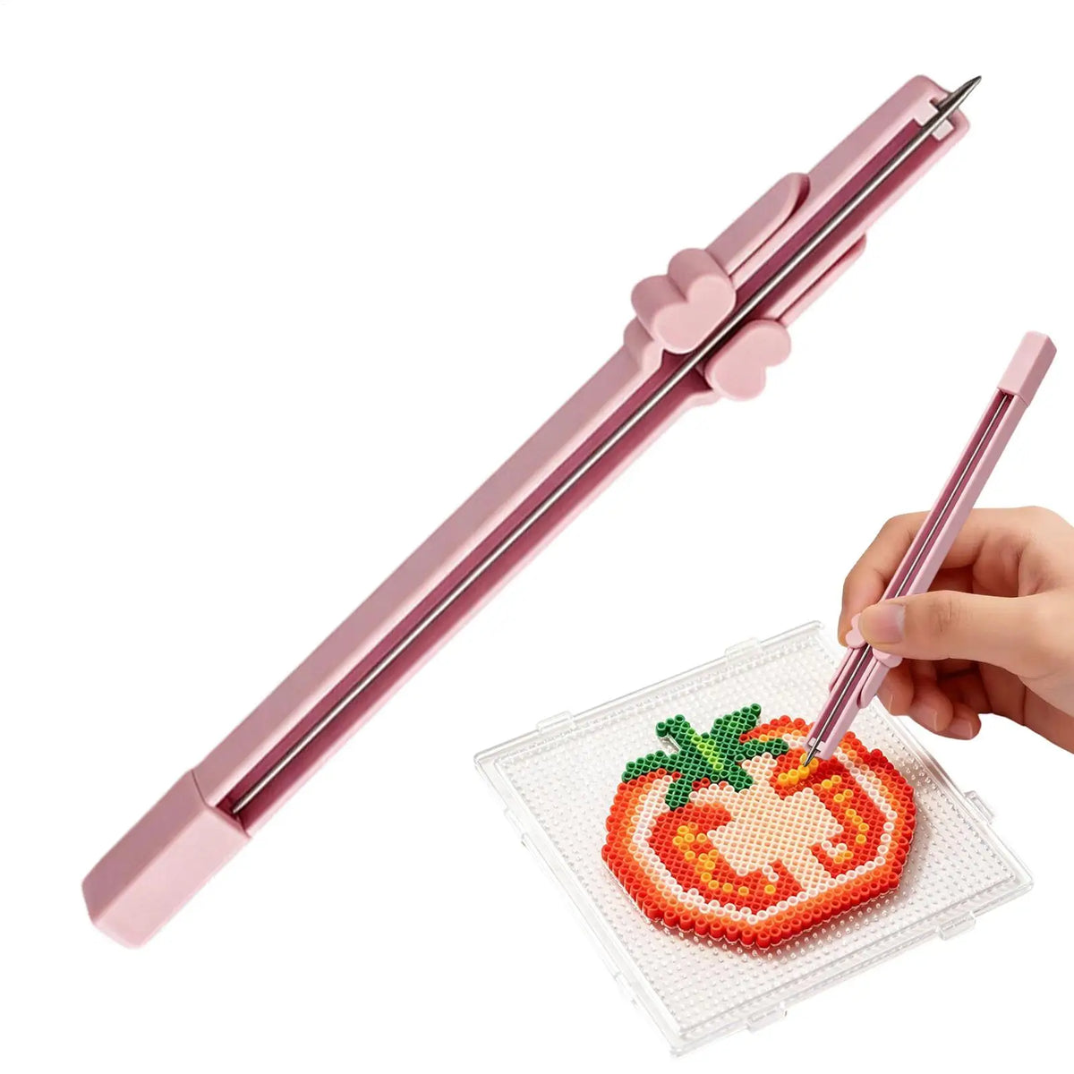 Press-Type Bead Placement Pen – Jam-Free Dispenser Tool Bead Dispenser Pen PLUSH