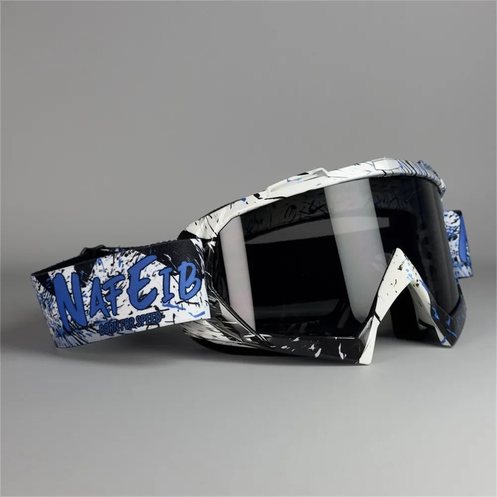 UV400 Sports Goggles – Cycling, ATV, Ski & MX Riding Sports Goggles PLUSH Blue grey