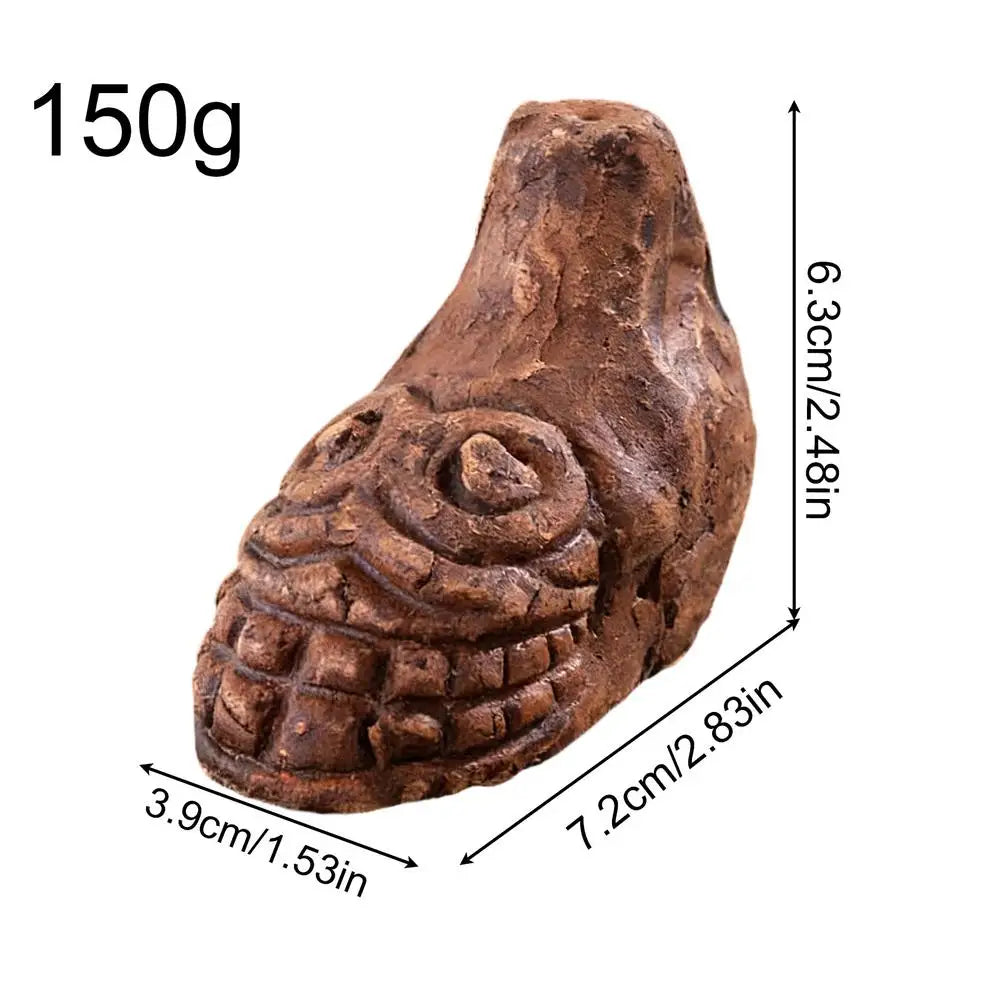 Aztec Death Whistle – 125dB Skull Pottery Scream Whistle Novelty Skull Whistle PLUSH B