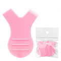10pcs Y-Shape Eyelash Brush Comb Set – Lash Lifting Tool Eyelash Brush Set PLUSH Pink 10pcs