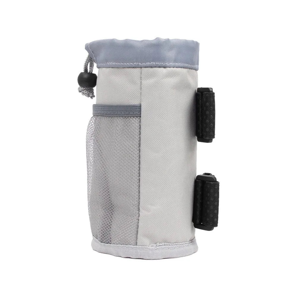 Handlebar Water Bottle Holder Bag – Bike, Scooter & Motorbike Bike Bottle Holder PLUSH Grey