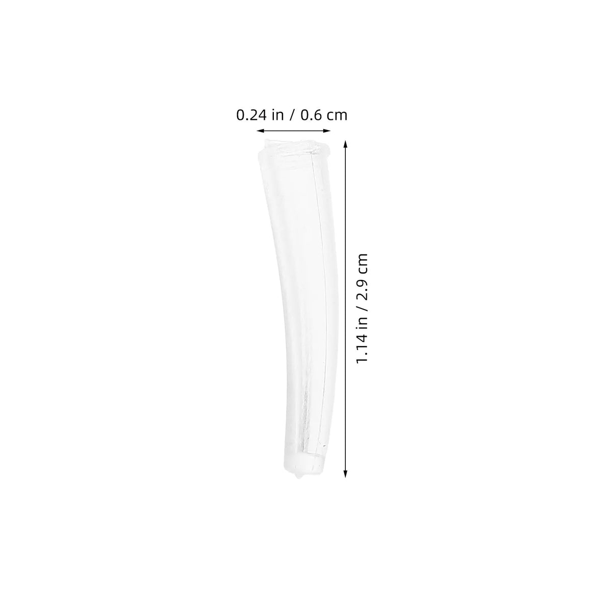 100pcs Clear Tweezer Tip Covers – Non-Slip Protective Sleeves Tweezer Tip Covers PLUSH