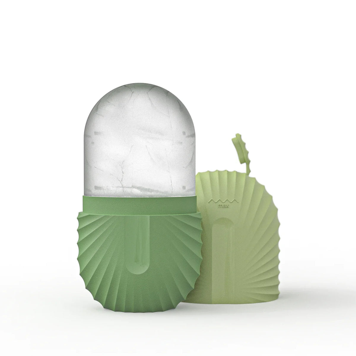 Silicone Face Ice Roller Tray – Facial Massage & Cooling Tool Facial Ice Roller PLUSH Green