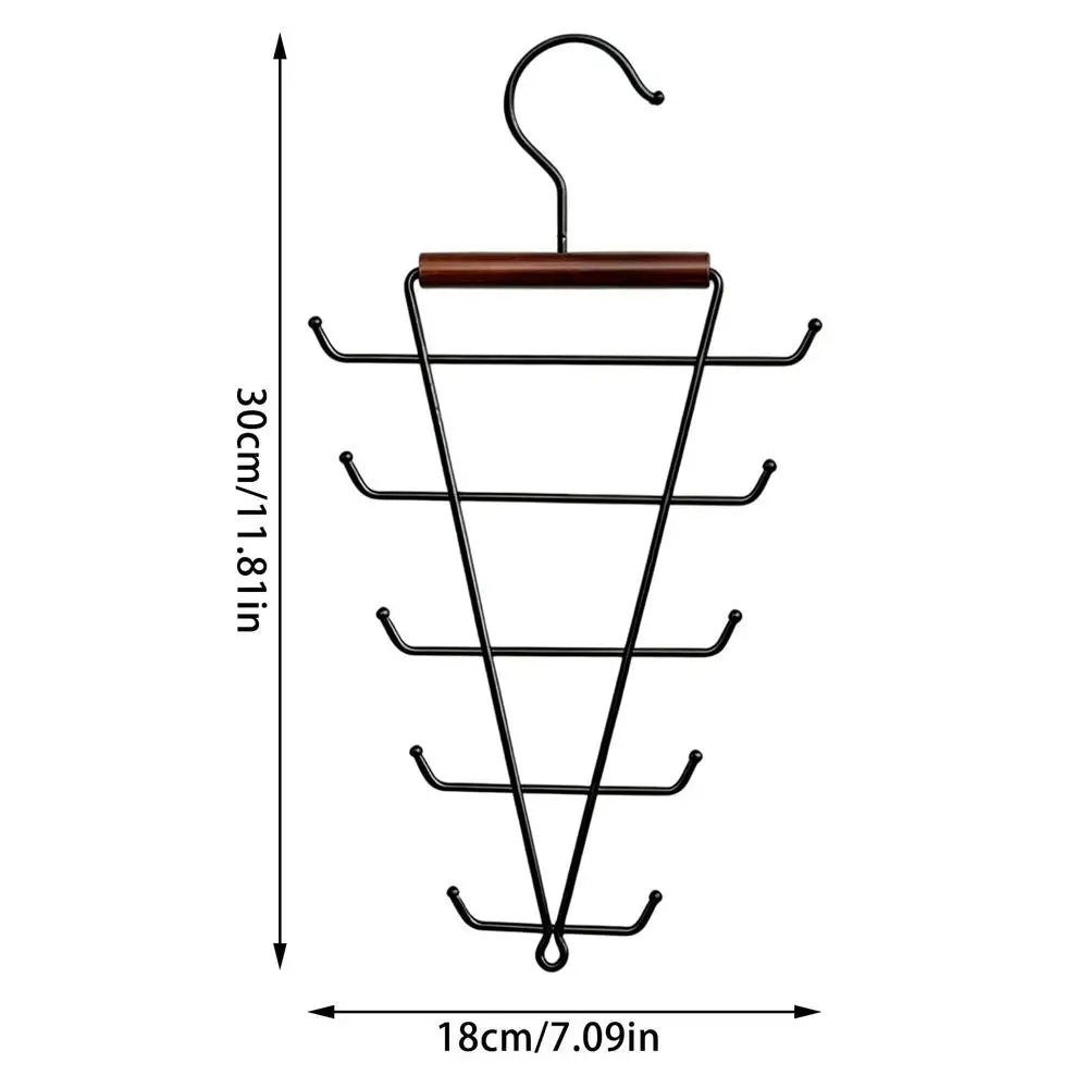Rotating Double-Sided Vertical Clothes Hanger | Space-Saving Clothes Hanger Organizer PLUSH 1PC