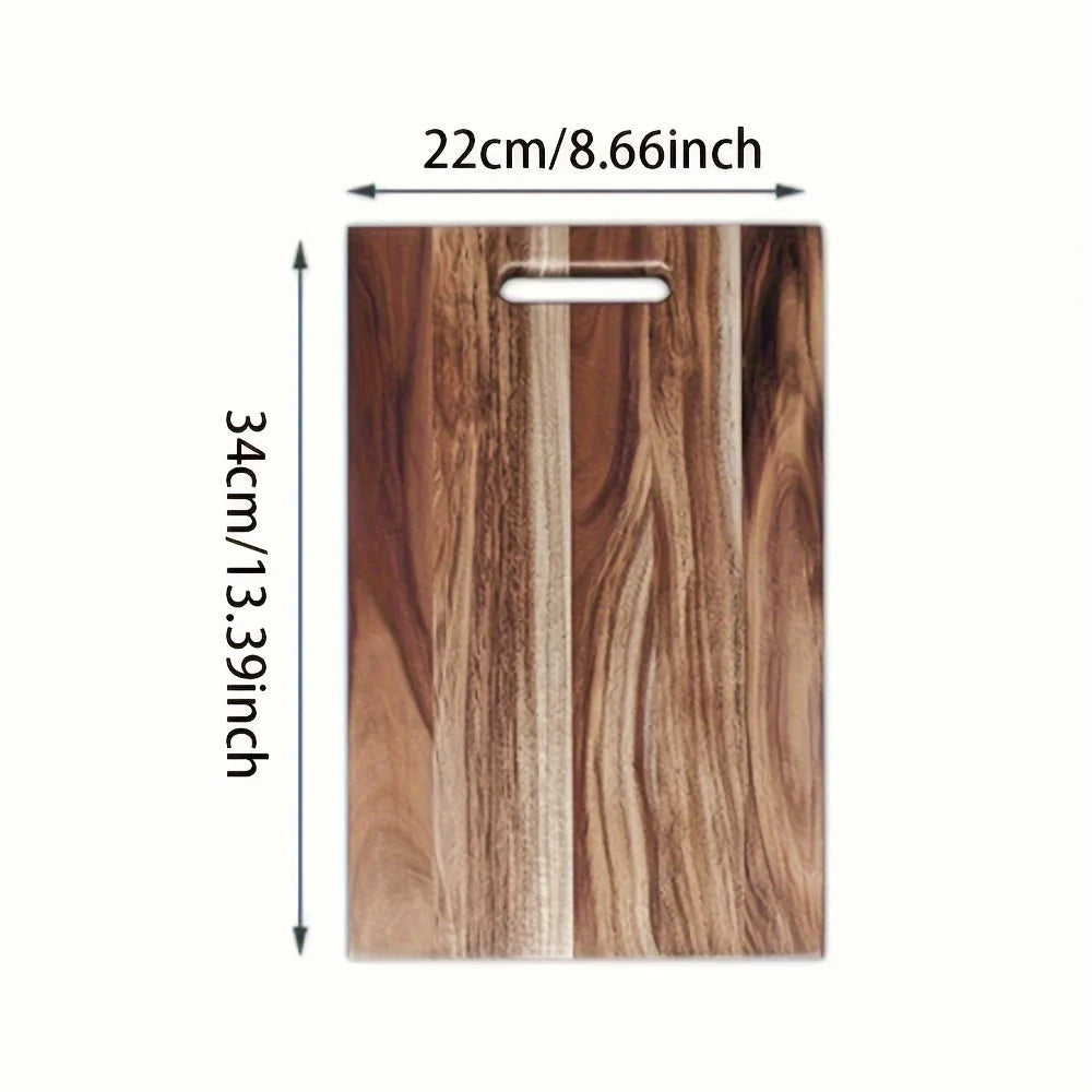 Premium Acacia Wood Cutting Board – Meat, Cheese & Veg Wood Cutting Board PLUSH Red One Size Fits All