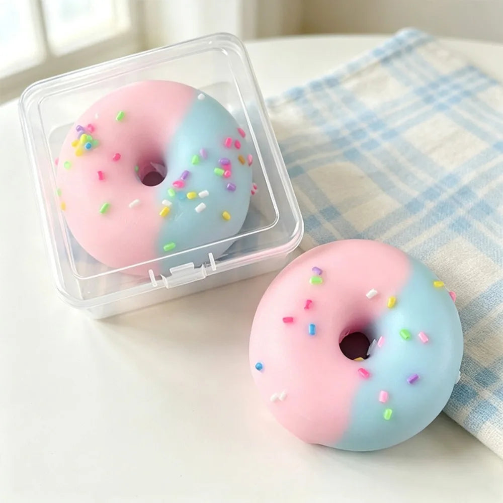 Cookie Crunch Squishy Toy – Handmade Crispy Wax Clay Squeeze Squishy Novelty Toy PLUSH Donut