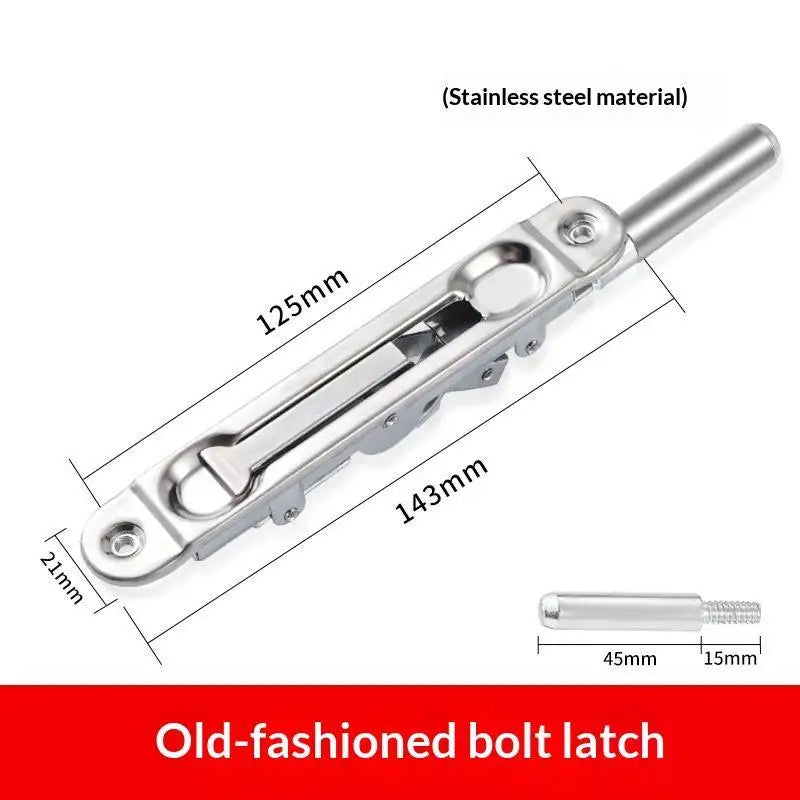 Stainless Steel Flush Bolt Security Lock – Multiple Sizes Door Flush Bolt PLUSH A11