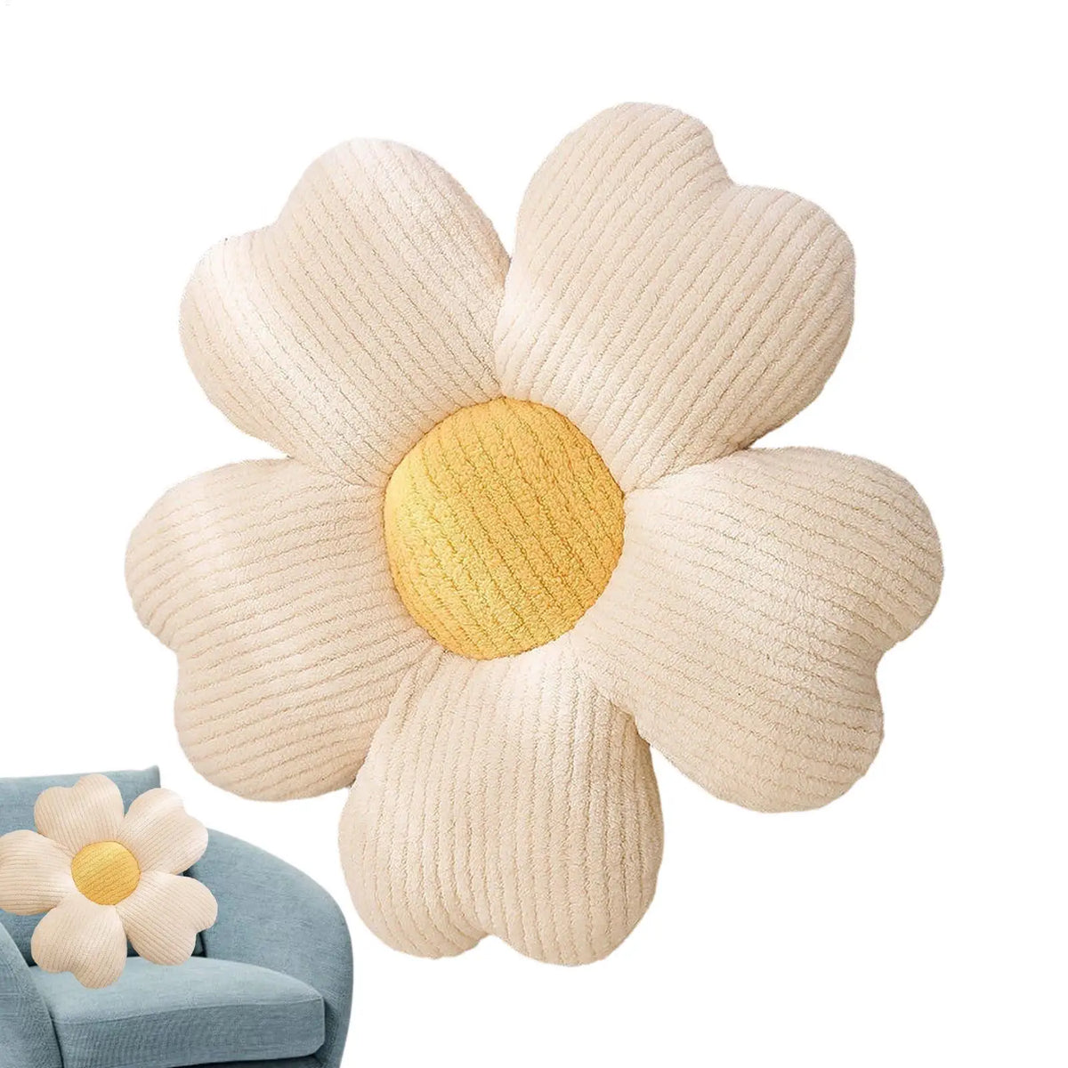 Petal Throw Pillow 40cm Colorful Flower Plush Cushion Decor Decorative Throw Pillow PLUSH