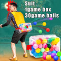 Shake Ball Box Party Game Set with 30 Colorful Balls | Ages 14+ Outdoor Party Game PLUSH Colored Ball Belts