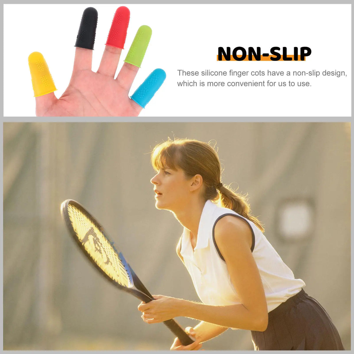 30Pcs Silicone Finger Caps – Non-Slip Protective Finger Tips Silicone Finger Protectors PLUSH