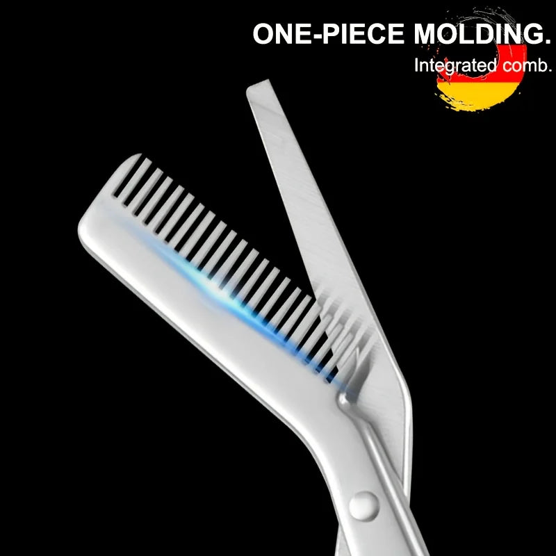 Stainless Steel Eyebrow Scissors with Comb | Grooming Tool Eyebrow Grooming Scissors PLUSH