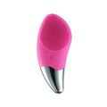 Sonic Electric Face Cleansing Brush & Skin Massager Facial Cleansing Brush PLUSH Red
