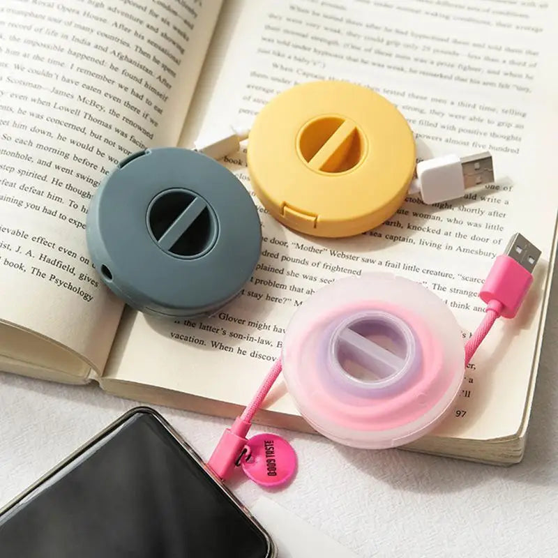 Cable Organizer USB Cord Winder & Wire Holder | KOQZM Cable Cord Organizer PLUSH