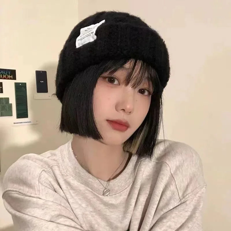 Twist Knit Beanie – Unisex Winter Warm Cotton Hat Knit Beanie Hat PLUSH