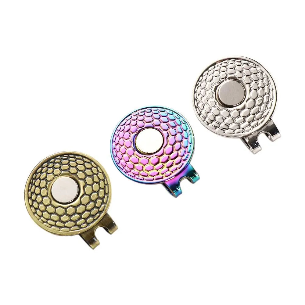 Magnetic Golf Ball Marker & Hat Clip – 20/25mm Metal Cap Clip Golf Ball Marker PLUSH
