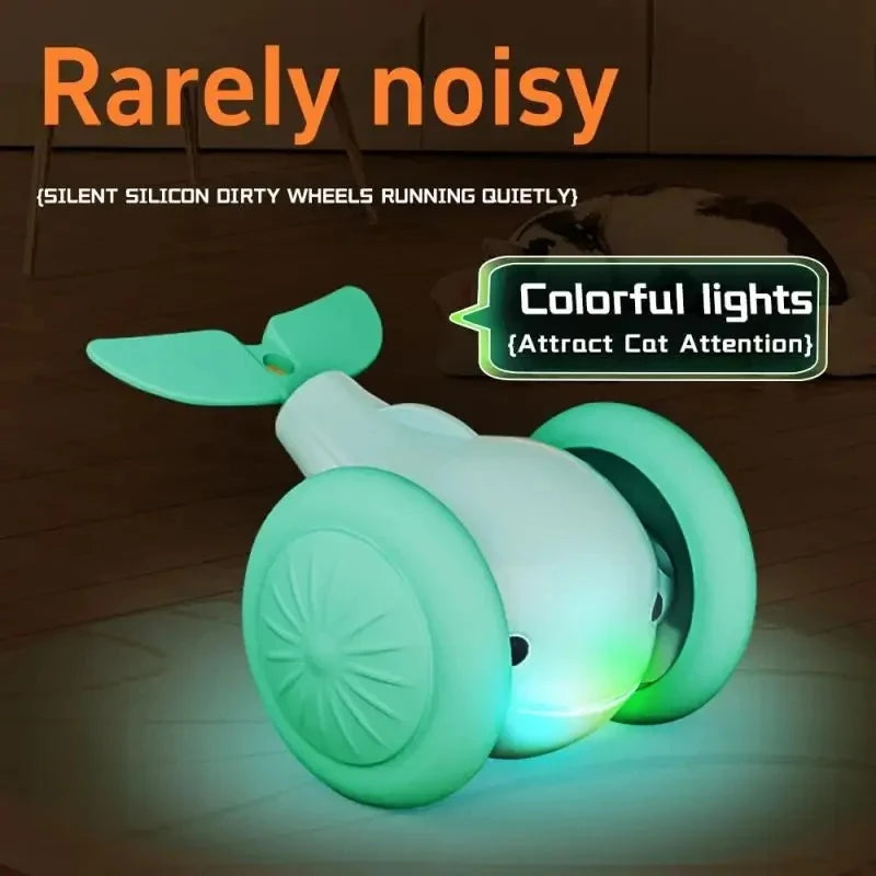 Interactive Smart Cat Toy – Auto Obstacle-Avoiding Mouse Car Interactive Cat Toy PLUSH