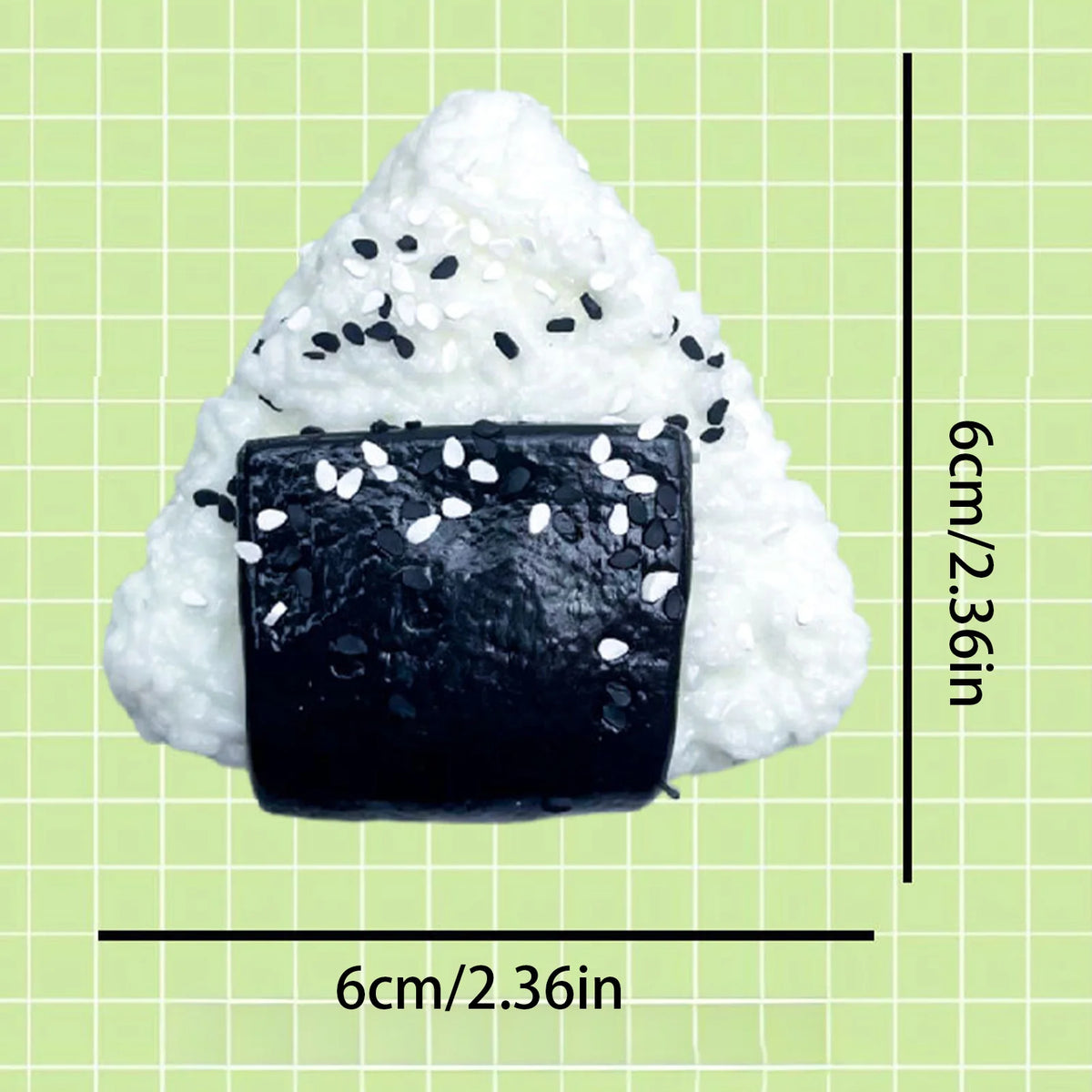 Rice Ball Squeeze Fidget Toy – Slow Rebound Sensory Stress Ball Fidget Sensory Toy PLUSH 1PC triangle