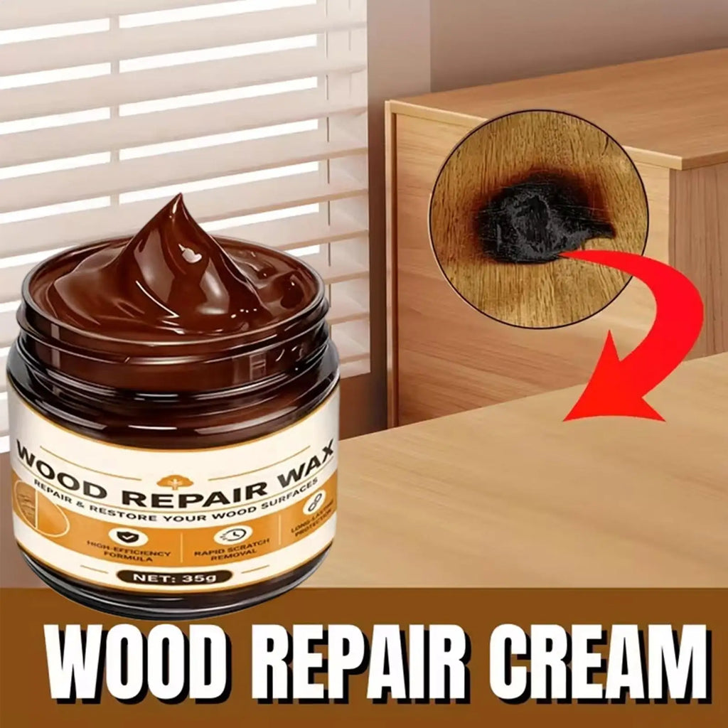 Wood Scratch Repair Paste – Furniture & Floor Filler 35g Wood Repair Paste PLUSH
