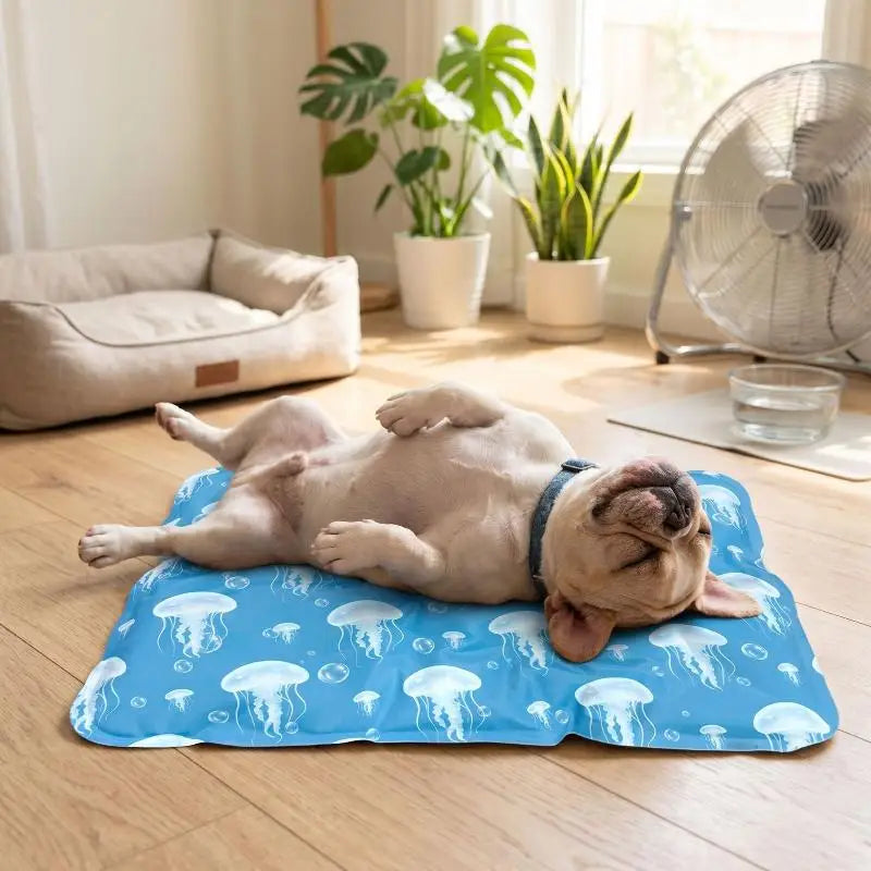 Pet Self-Cooling Mat for Dogs & Cats – Non-Toxic Summer Pad Pet Cooling Mat PLUSH