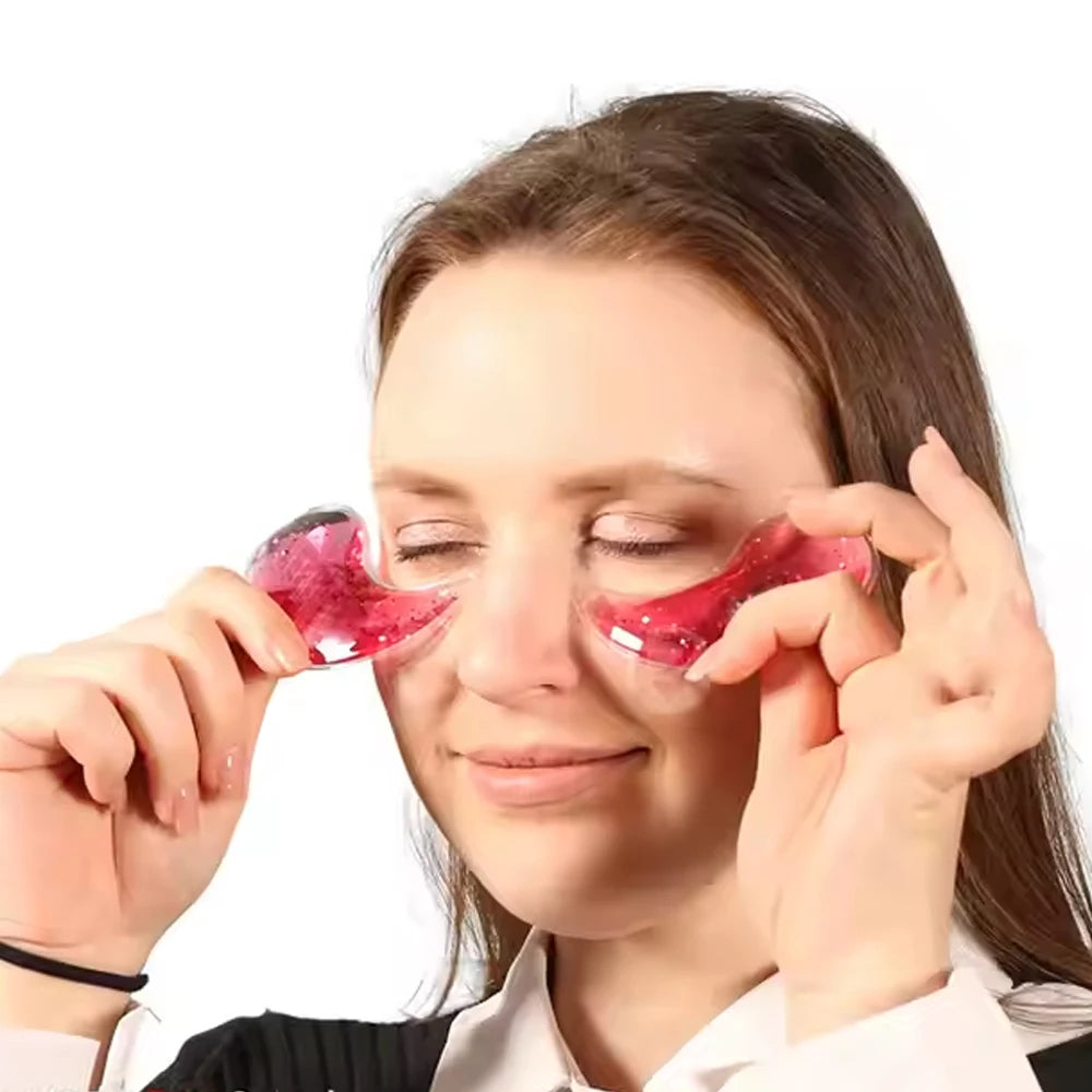 Hot & Cold Reusable Gel Eye Pad – Cooling Eye Compress Gel Eye Compress PLUSH