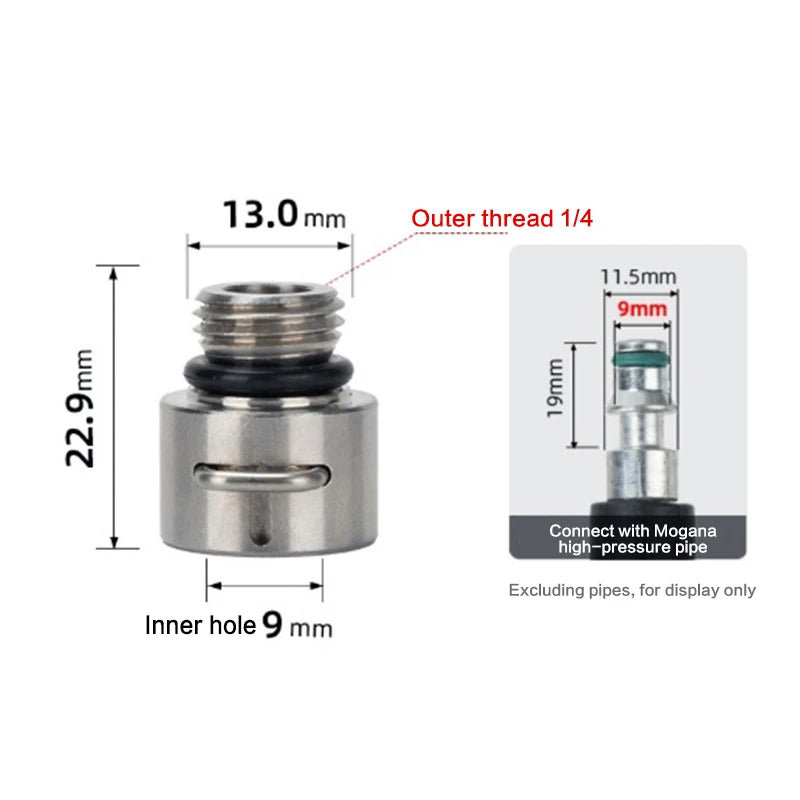1/4" Pressure Washer Nozzle Adapter Tips for Karcher K Series Pressure Washer Adapter PLUSH A4