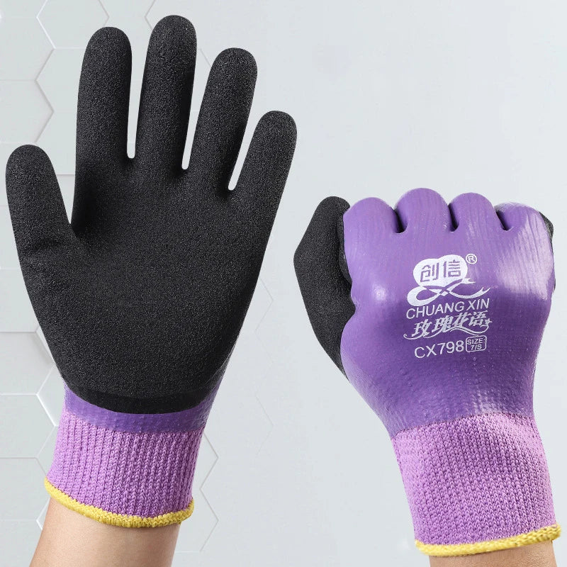 KOQZM Windproof Thermal Gloves -30°C Velvet Lined Unisex Thermal Winter Gloves PLUSH