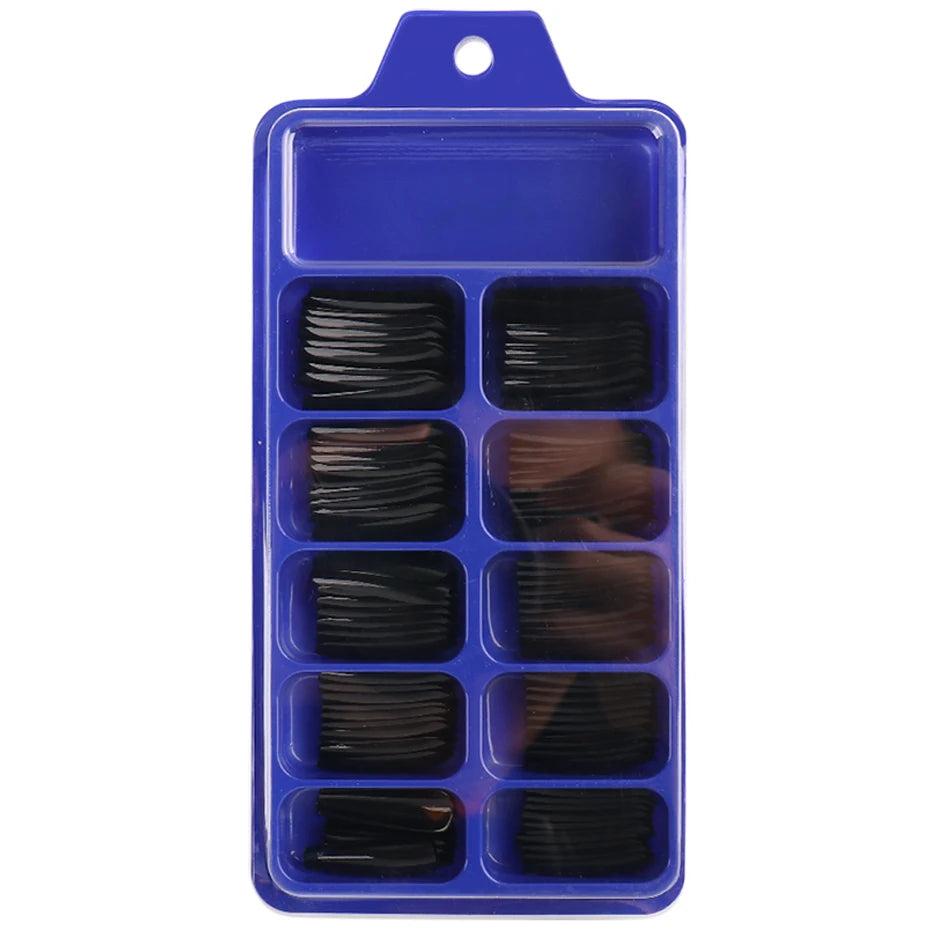 100pcs Coffin Press On Nails – Acrylic Nail Extension Kit