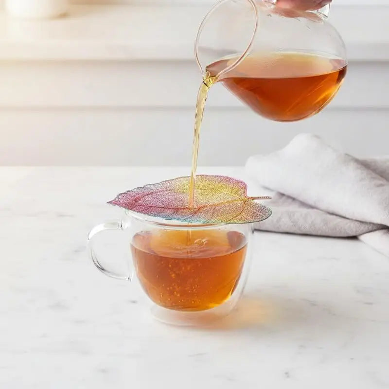 Stainless Steel Bodhi Leaf Tea Strainer & Infuser – Portable Tea Strainer Infuser PLUSH
