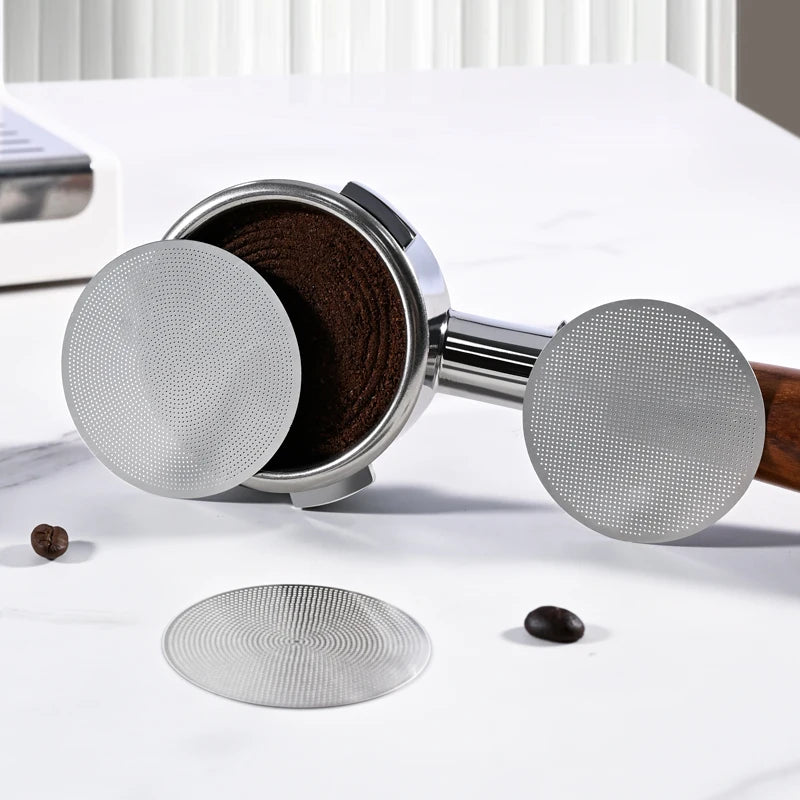 Espresso Puck Screen 51mm 54mm 58mm Reusable Coffee Filter Espresso Puck Screen PLUSH
