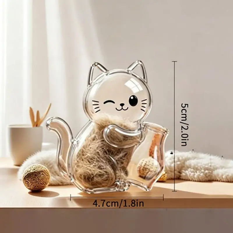 Cat Hair Keepsake Capsule Fridge Magnet – Pet Fur Collector Pet Keepsake Magnet PLUSH
