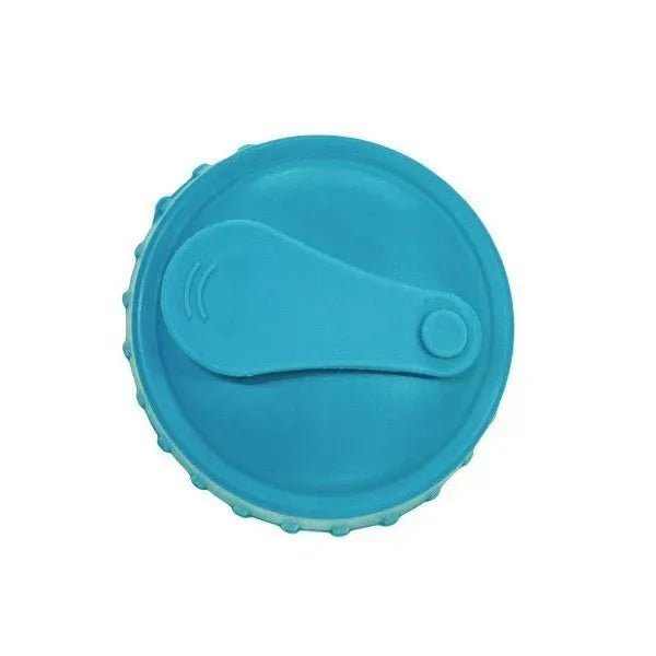 Reusable Silicone Soda Can Lid – Beer & Drink Can Stopper Silicone Can Lid PLUSH Blue