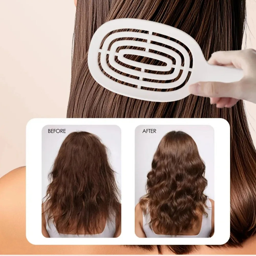 Self-Cleaning Air Cushion Detangling Brush – Scalp Massage Hair Detangling Brush PLUSH