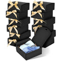 10-Pack White Gift Boxes with Lids & Gold Ribbon | 8x8x4" Gift Boxes Set PLUSH 10pcs Black 10x20x20cm Other