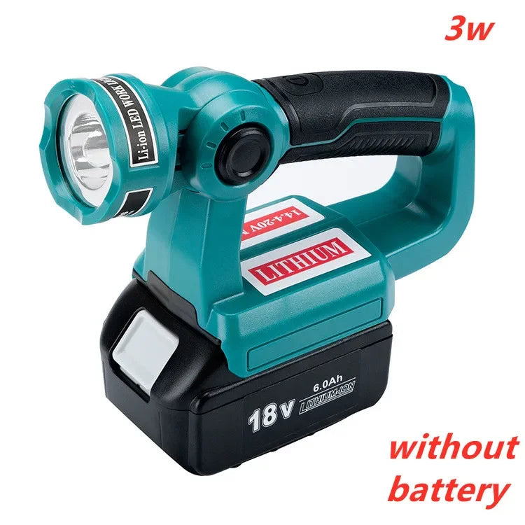4-Mode Cordless LED Work Light 18/14.4V – Makita DML812 Fit Cordless Work Light PLUSH 3 molds China Mainland