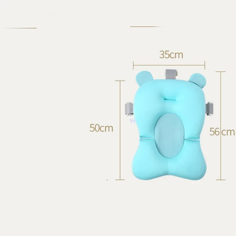 Foldable Baby Bath Seat Support Pad – Newborn Shower Cushion Baby Bath Support PLUSH