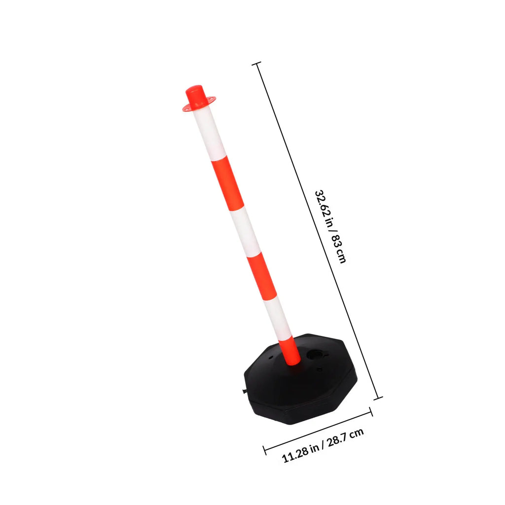 UV-Protected Traffic Delineator Post – Driveway Safety Barrier Traffic Delineator Post PLUSH