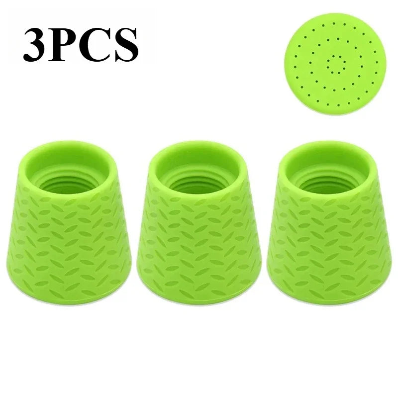 Silicone Pet Shower Head – Universal Dog Bath Spray Cap Pet Shower Spray PLUSH 3PCS