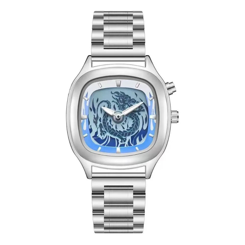 Y2K Retro Unisex Quartz Watch – Analog Digital Streetwear Retro Fashion Watch PLUSH C8