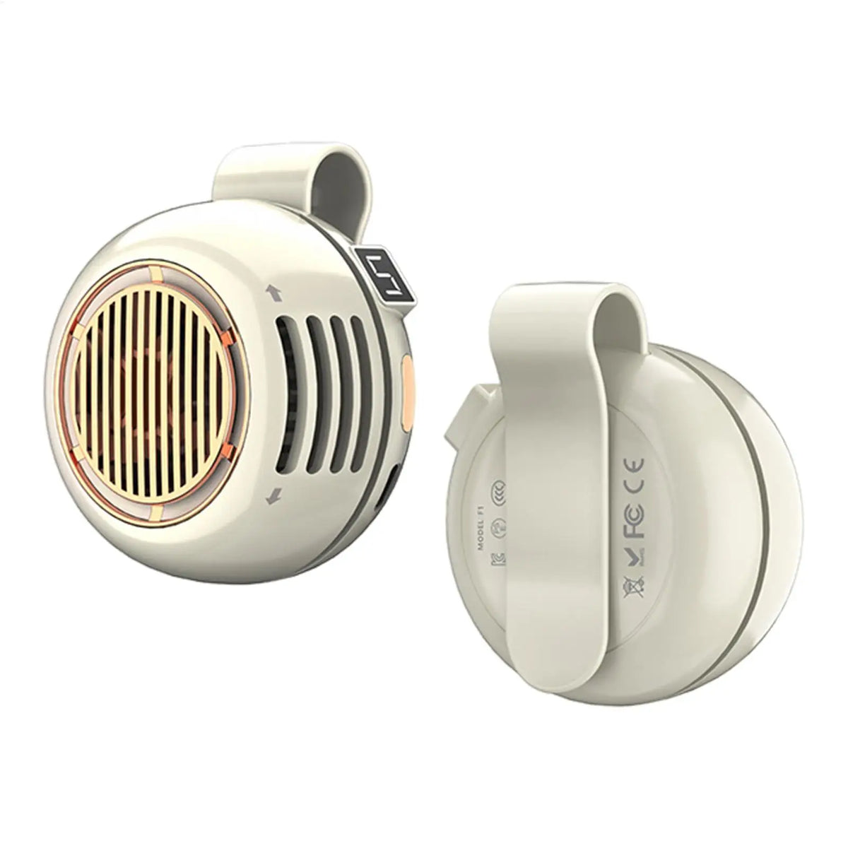 Portable Bladeless Clip Fan – USB Rechargeable, 5 Speeds Portable Clip Fan PLUSH