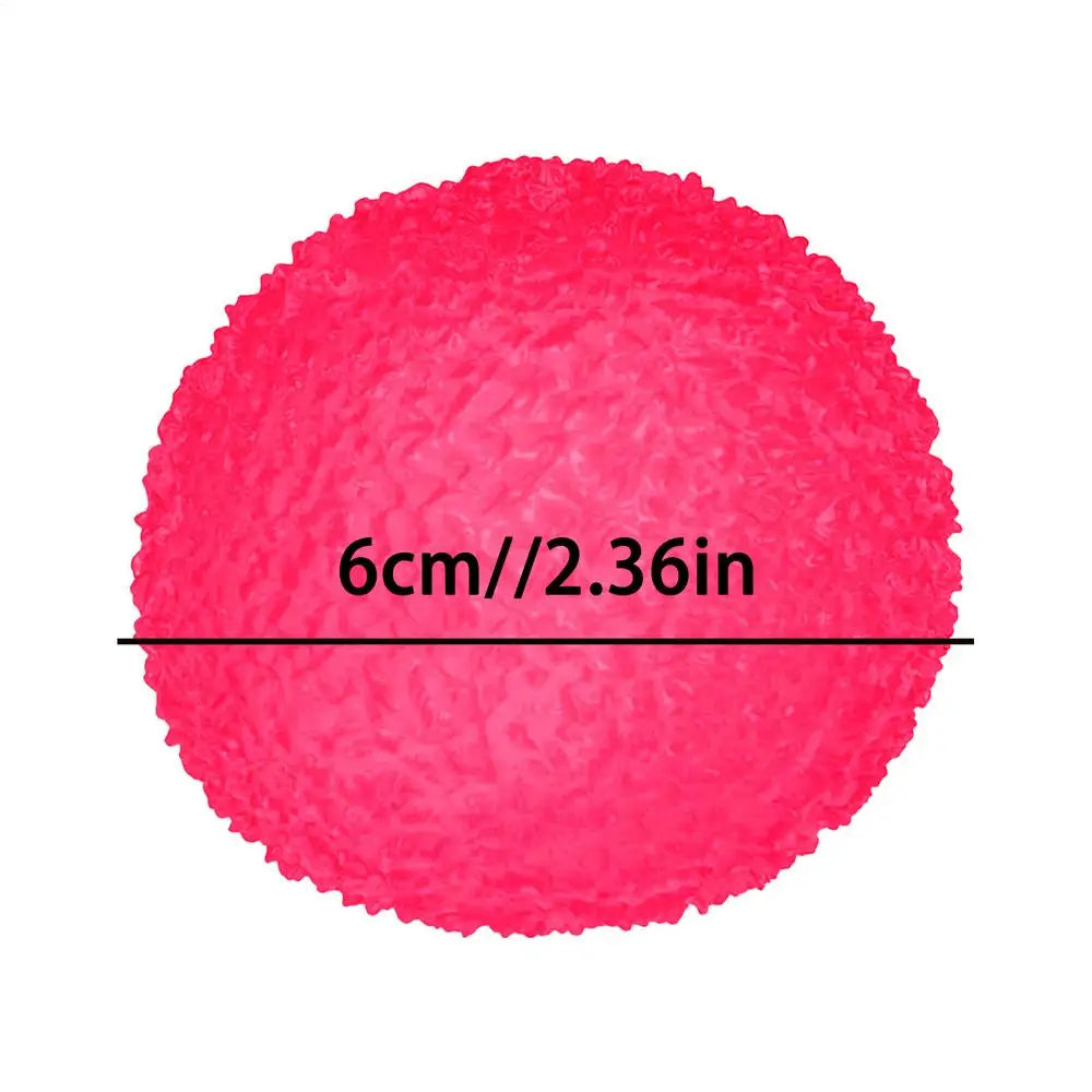 Slushy Bayberry Squeeze Fidget Ball Toy – Adults & Kids Fidget Squeeze Toy PLUSH Hot Pink