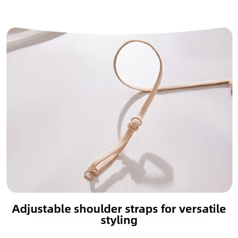 Wireless Push-Up Bra Deep V Seamless Lingerie for Women Wireless Push-Up Bra PLUSH