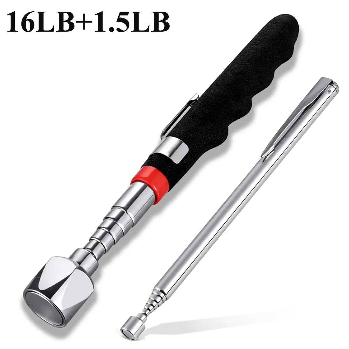 Telescopic Magnetic Pickup Tool Extendable 7–30 Inch with Mirror Magnetic Pickup Tool PLUSH 2PCS