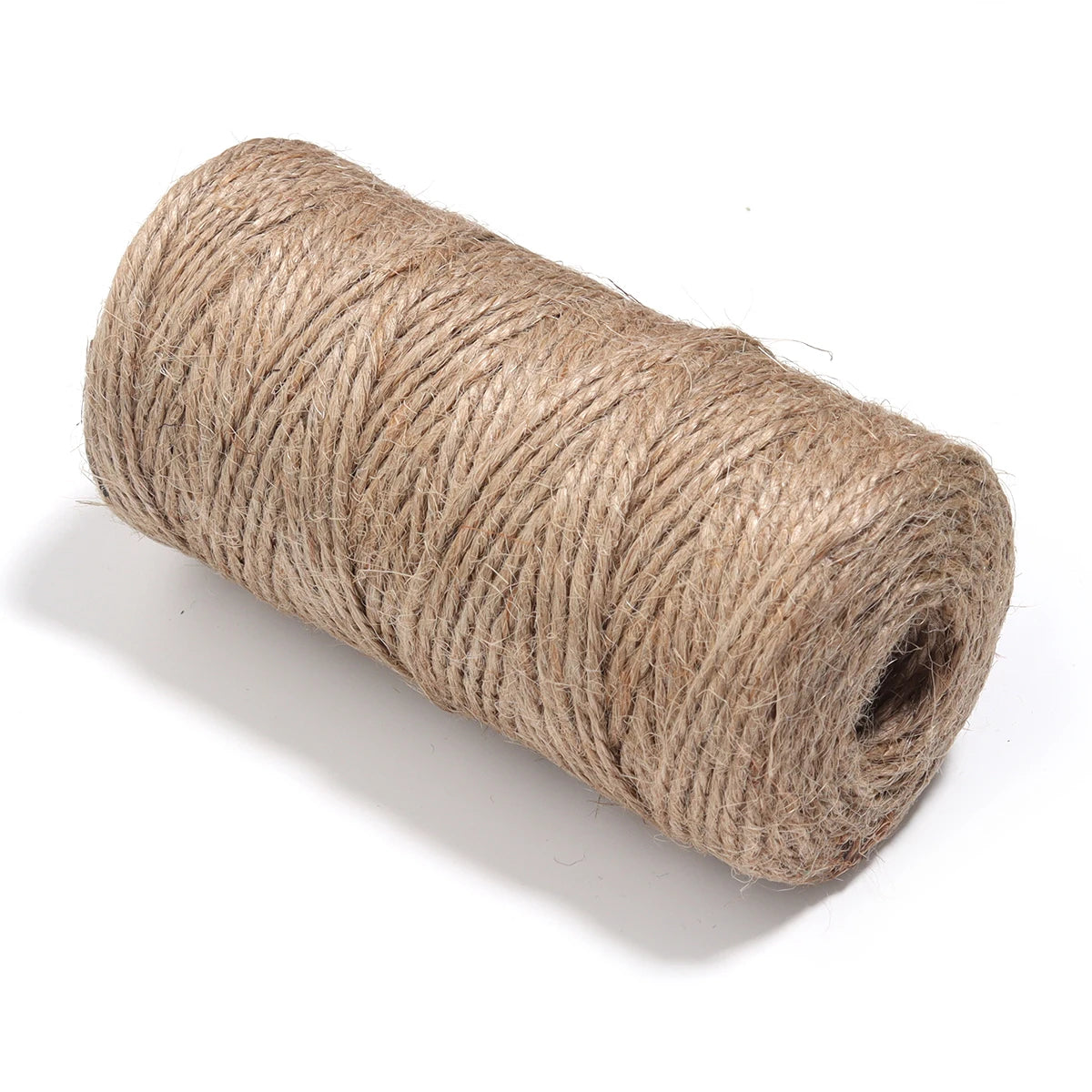 100m Natural Jute Twine Roll – Braided Rope for DIY Crafts Jute Craft Twine PLUSH
