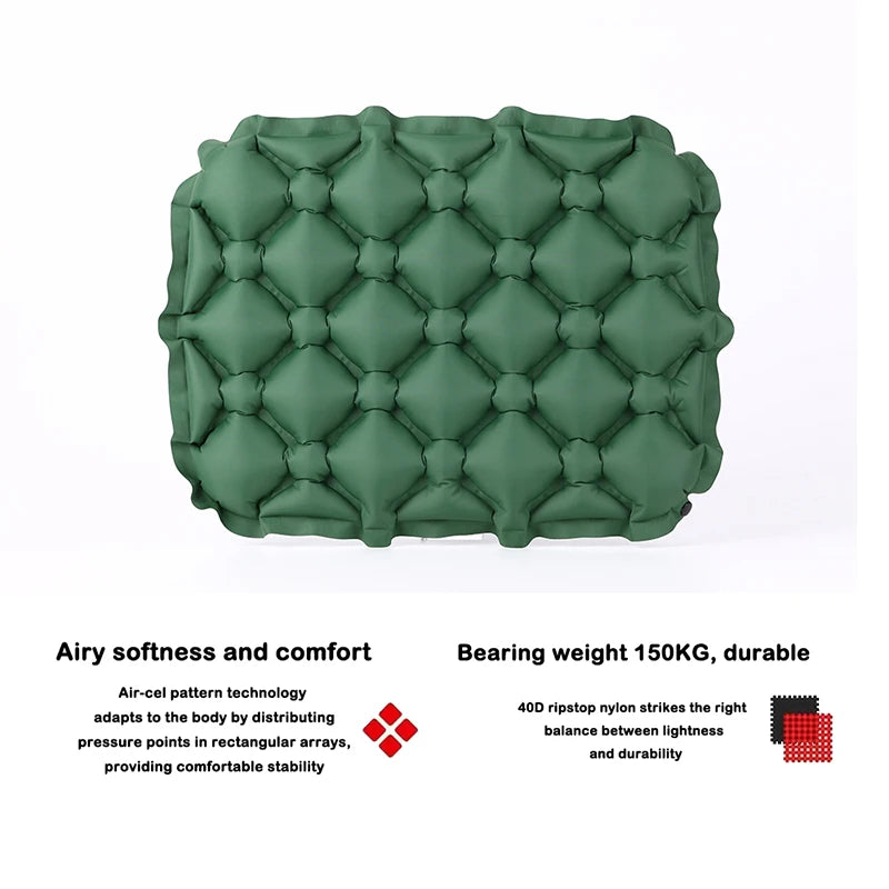 Inflatable Seat Cushion – Lightweight Travel & Camping Sitting Pad Inflatable Seat Cushion PLUSH