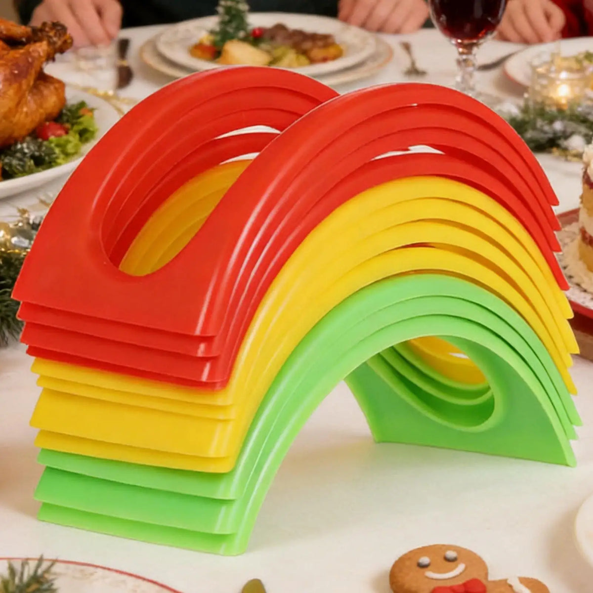 18-Piece Taco Holder Set – Colorful Tortilla Stand Rack Taco Holder Set PLUSH